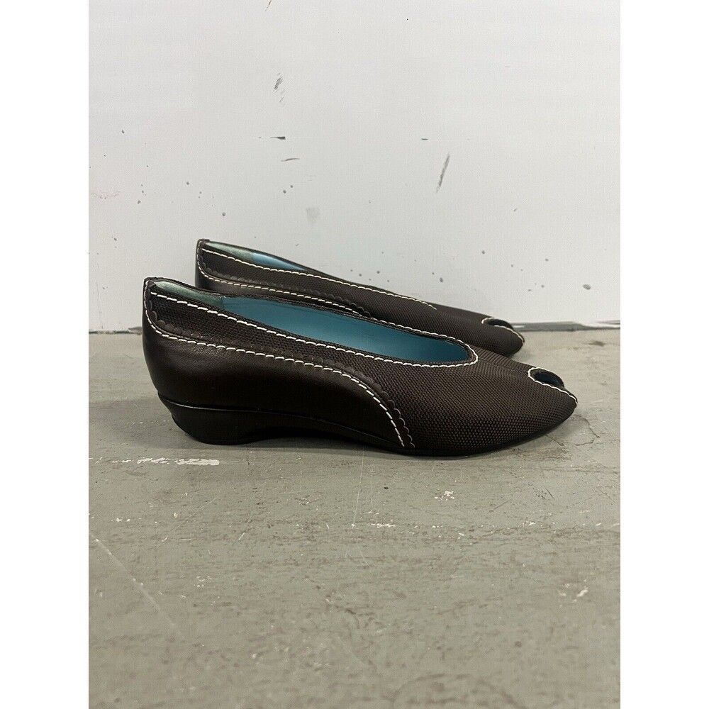 Thierry Rabotin Women's Dark Brown Size 36.5 EU US 6.5 Flats Made in Italy